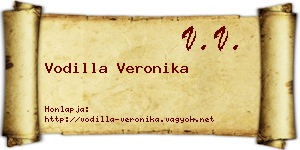Vodilla Veronika névjegykártya