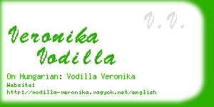 veronika vodilla business card